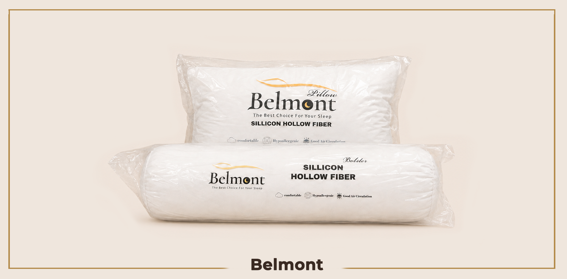 PILLOW + BOLSTER BELMONT